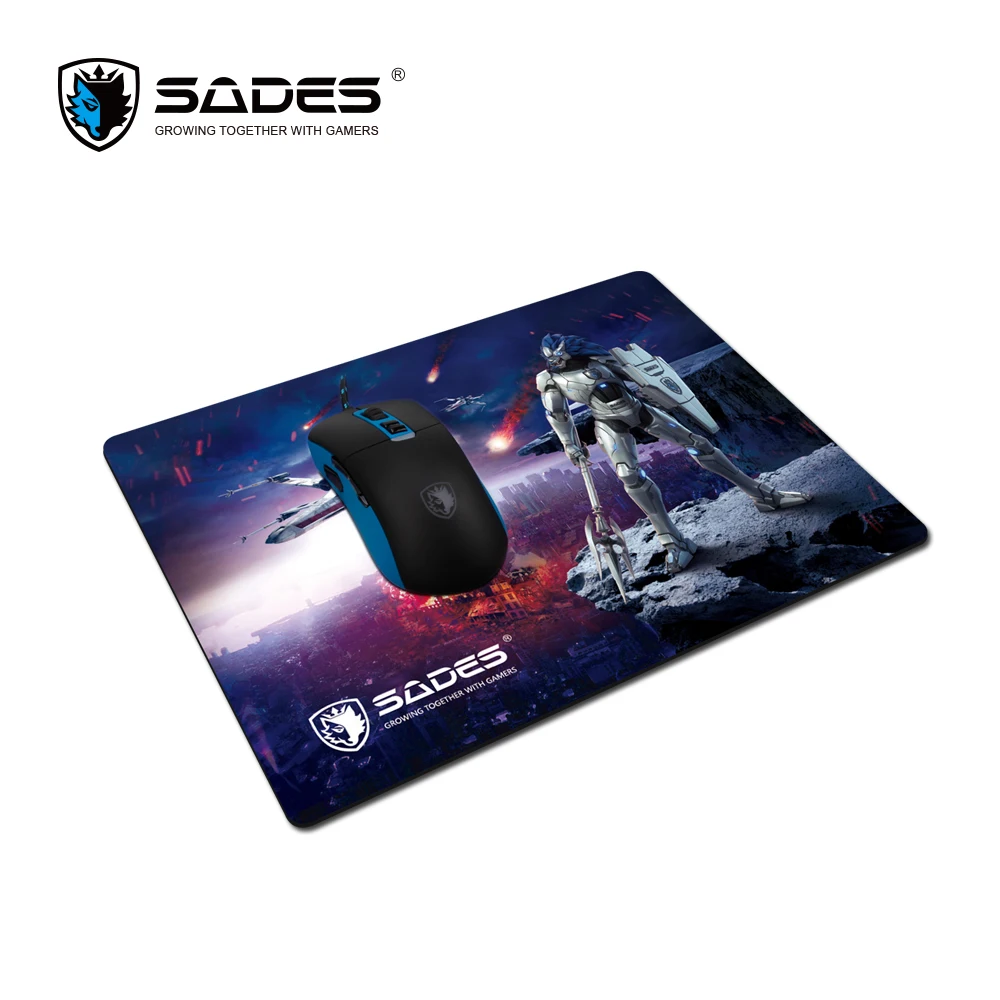  SADES SAP1 Medium Size Mouse Pad Anti-skidding rubber Gaming Mouse Pad Wolf Pattern for World of Wa
