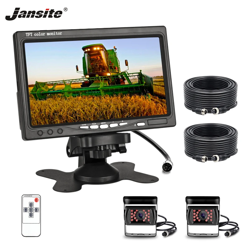 Jansite 7 Car monitor TFT LCD Aviation Head Rear View font b Camera b font Parking