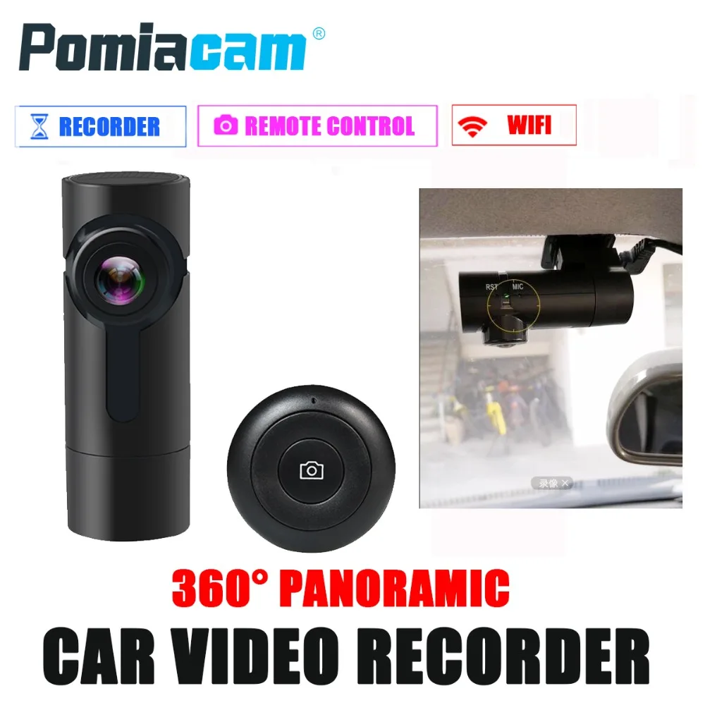 G6 Smart WiFi DVR 360 Degree Wireless Car Dash Cam 1080P Full HD Night Version Driving Recorder fre