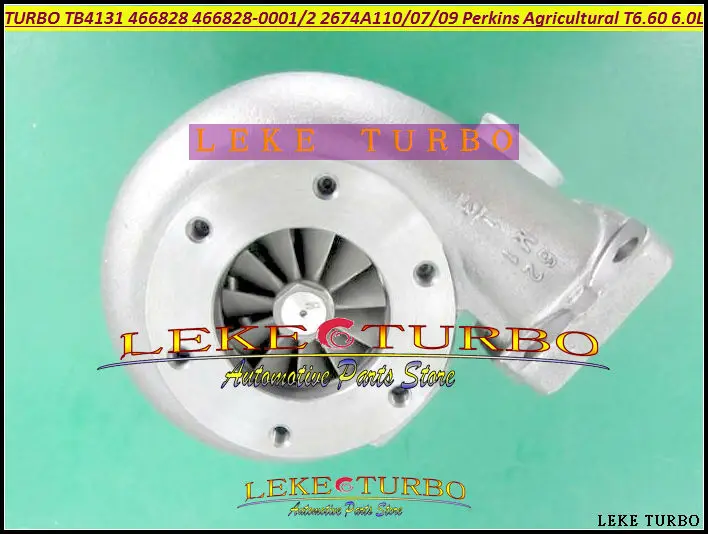 TURBO TB4131 466828 466828-0001 466828-0002 2674A110 110 2674A107 2674A109 Turbocharger For Perkins Agricultural T6.60 6.0L 119kw (4)
