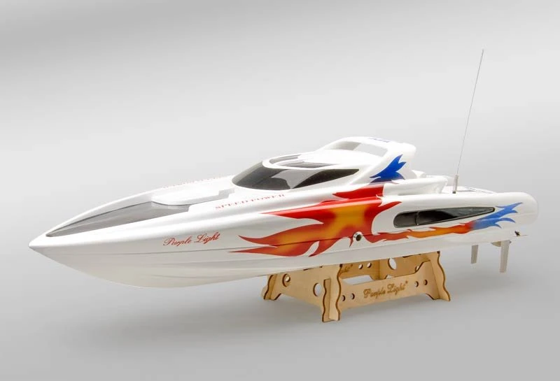 Purple Light white shark (RC gas boats 