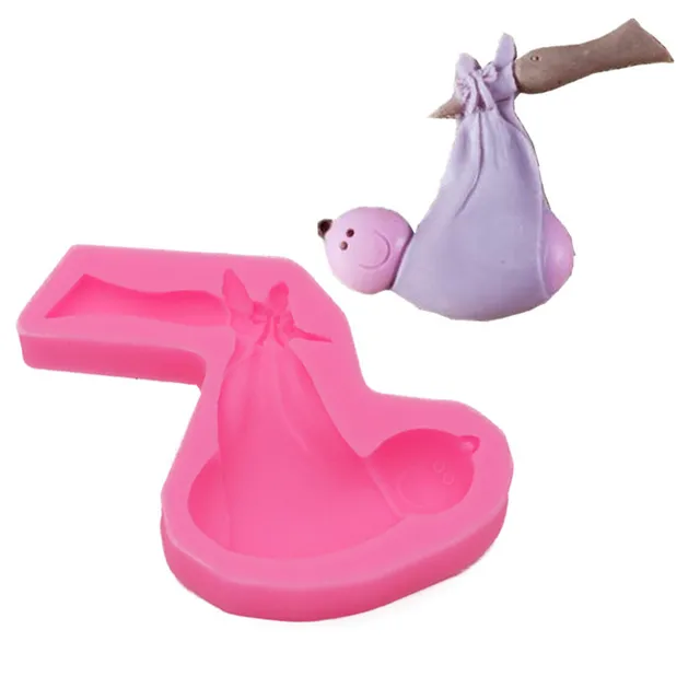 Cute Sleeping Bag Baby Chocolate Cake Silicone Baking Mold Diy Cute Sleeping Bag Baby Chocolate Cake Silicone Baking Mold Diy Dessert Decoration Tools Craft Art