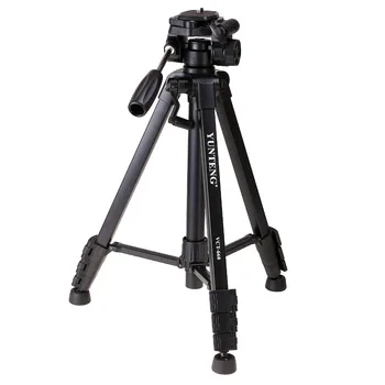 

YUNTENG VCT-668 Pro Tripod with Damping Head Fluid Pan for SLR/DSLR Canon Nikon +Carrying Bag