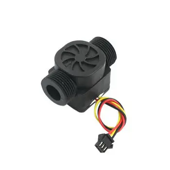 

SEN-HZ43WA 1-60L/min G3/4 Male Thread Hall Flow Sensor Water Control Flowmeter