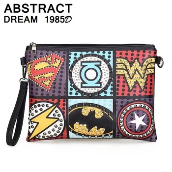 

woman's bags designer Super cool clutch shoulder bag woman leather rivet nurse practice fashion wallet Ladies casual messenger