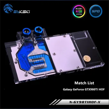 

Bykski Full Coverage GPU Water Block For GALAX GeForce GTX980TI HOF Graphics Card N-GY98TIHOF-X