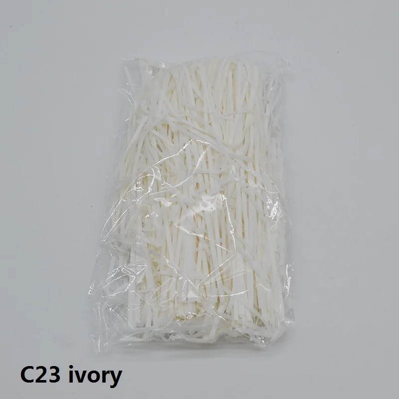 10 г 20 г 50 г бумажная рафия измельченные Crinkle бумаги конфетти DIY Подарочная коробка наполнения материал подарки на свадьбу, День Рождения вечерние принадлежности - Цвет: C23
