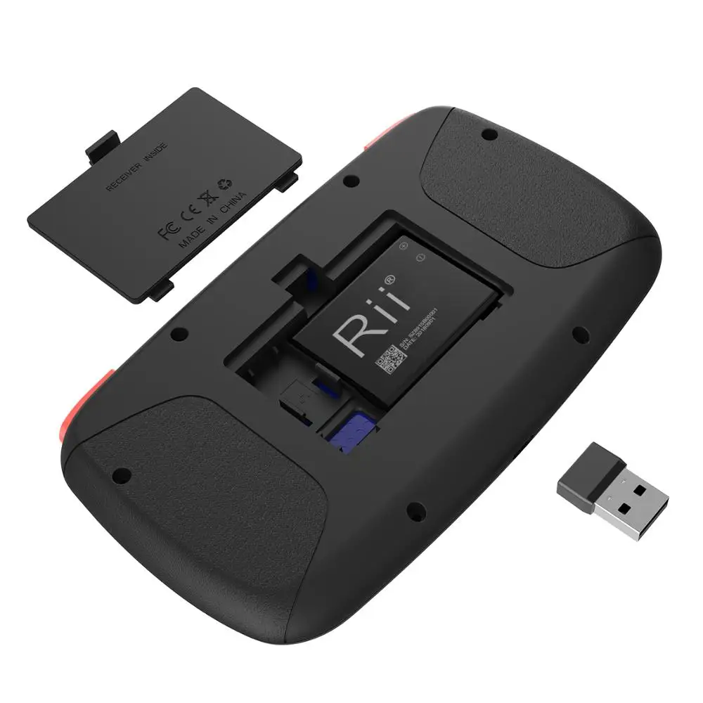 Goede Rii i4 Spaanse Mini Toetsenbord Bluetooth 2.4G Dual Modi Handheld Toets Backlit Muis Touchpad Afstandsbediening voor PC Android
