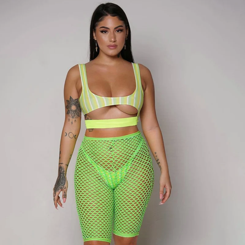 

2019 Sexy Shorts New Fashion Mesh Transaparent Slim Sexy Women Casual Shorts Womens Hollow Out Perspective Shorts Summer Shorts