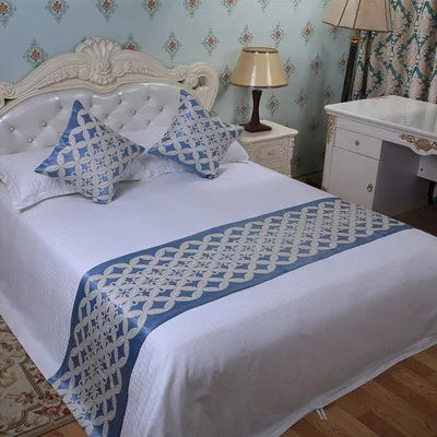 

Classical Copper Money Bedding Bed Flag Nordic simplicity Style Bed Table Runner Bed cover Home Hotel Wedding Party Decorations