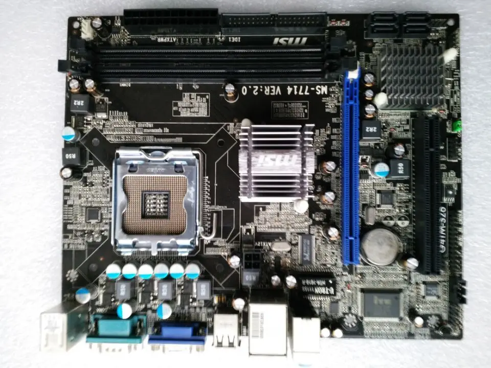 

For MSI G41M-S26 Original Used Desktop Motherboard For Intel G41 Socket LGA 775 DDR3 8G SATA2 USB2.0 Micro-ATX