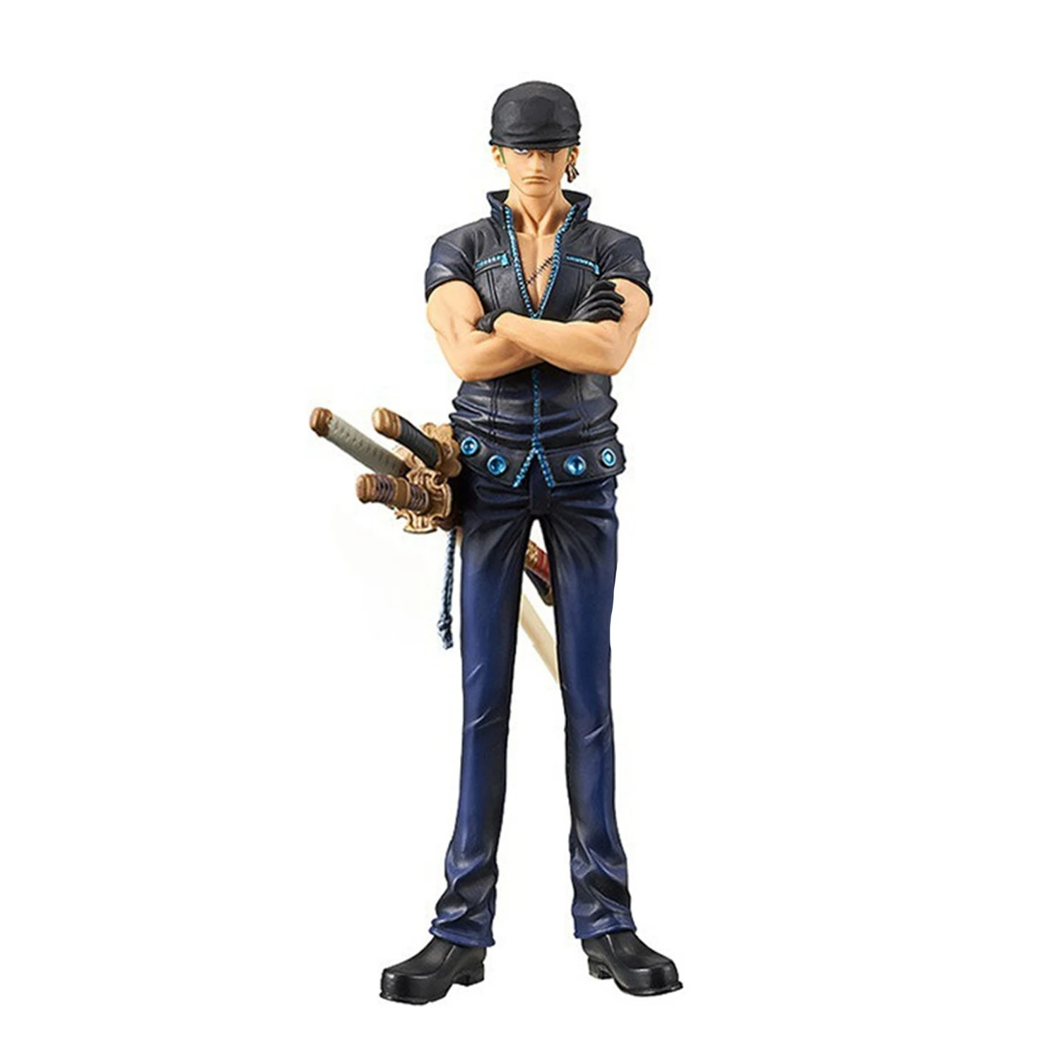 

Chanycore Anime ONE PIECE DXF GOLD City Later New World Zoro 16cm Action Figures PVC onepiece toys doll model collection