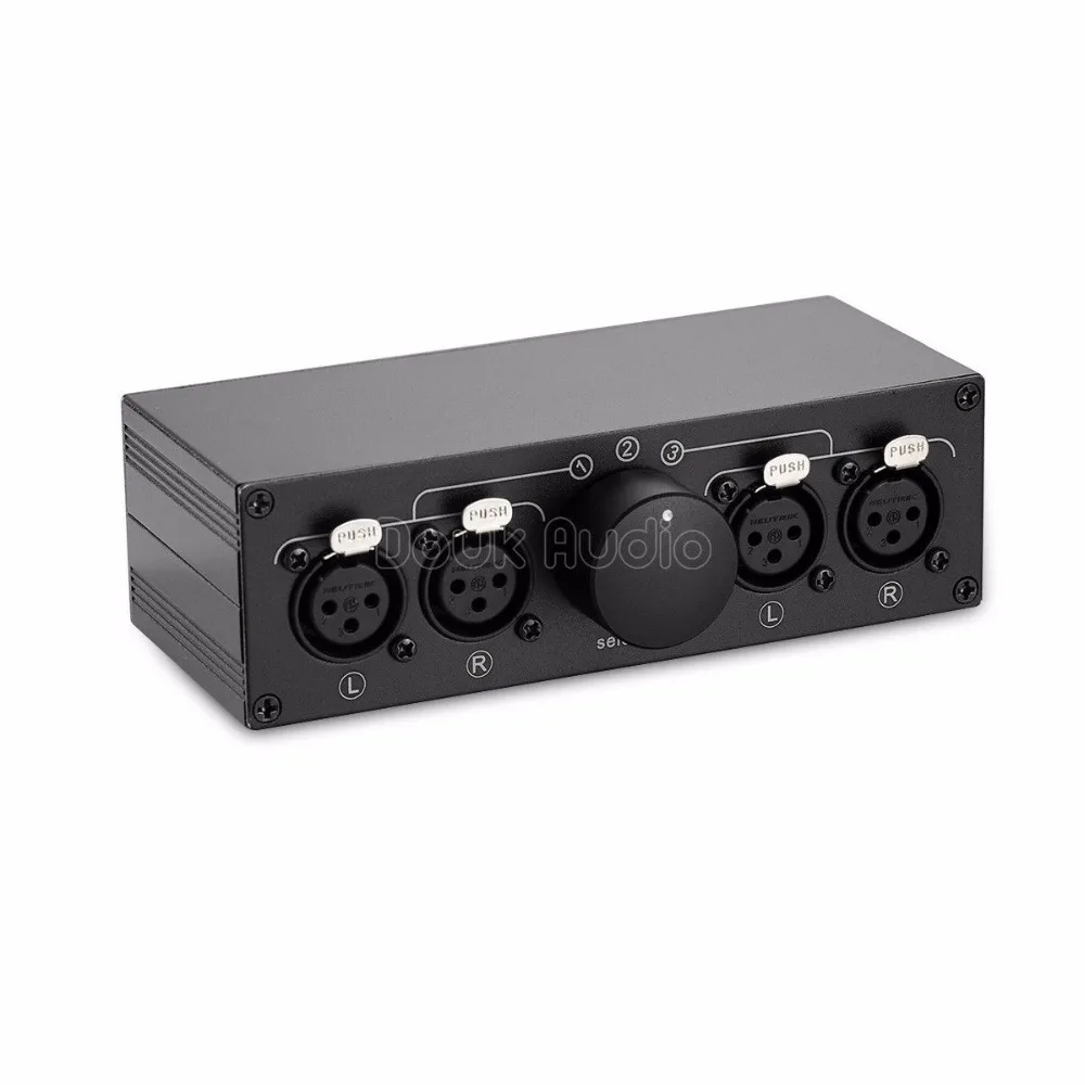 Douk Auido Little Bear MC103 3(1) IN 1(3) OUT XLR баланс стерео аудио переключатель пассивный селектор