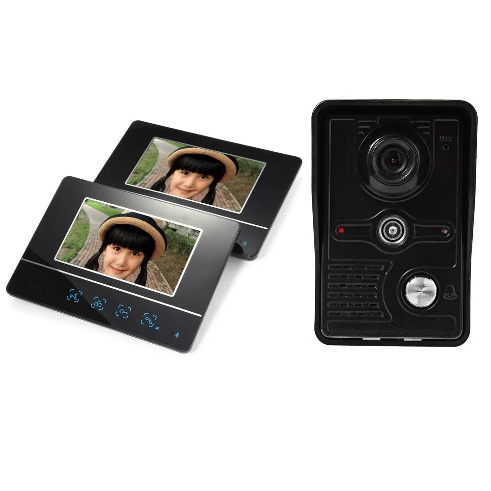 

Fimei SY811MKB12 7 Inch TFT Screen Hands Free Intercom Doorbell Infrared night vision Waterproof Doorbell