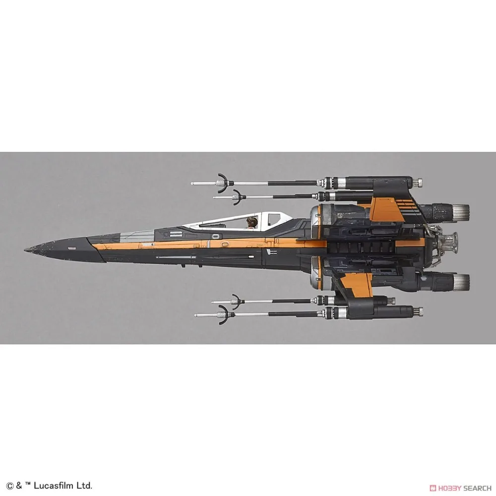 1/72 Bandai Звездные войны Poe's Boosted X-Wing модель истребителя хобби