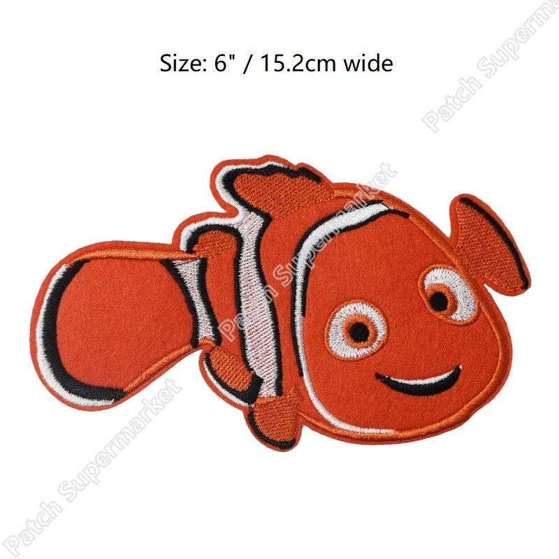 Disney Cartoon Movie finding nemo embroidered Iron//Sew On Patch