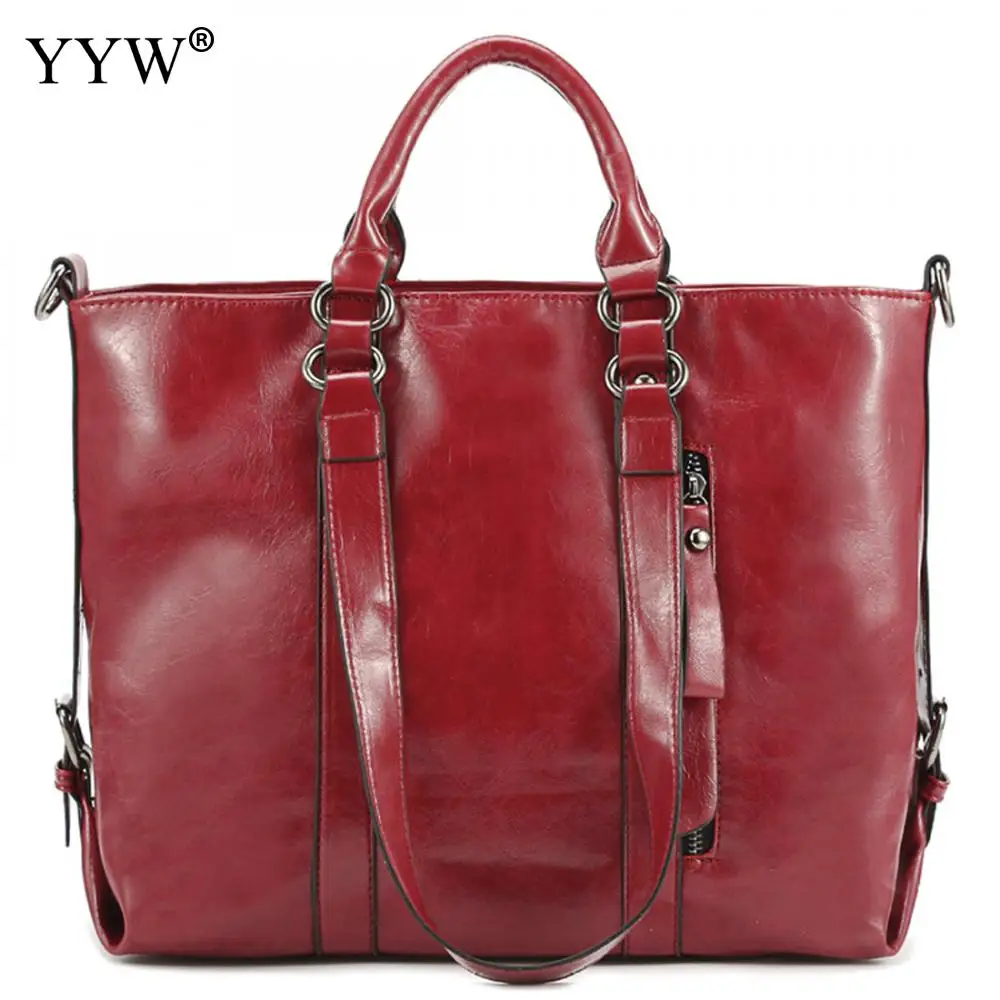 

Famous Fashion Female Top Handle Bag Brown PU Leather Women Handbags Blue Casual Totes Black Zipper Crossbody Bags Women Bag