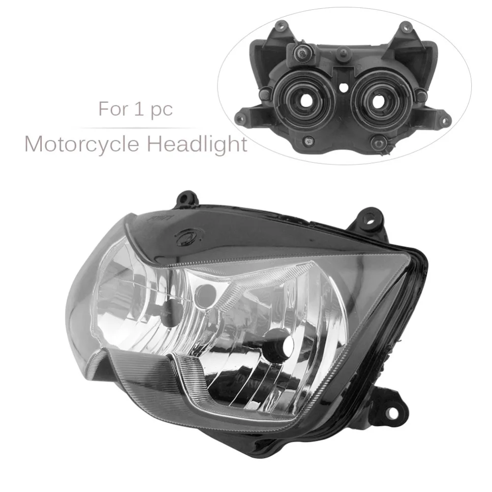 Headlamp For Kawasaki Ninja 250R EX250 2008 2009 2010 2011 2012, Brand New Head light lamp BLACK Color Headlight