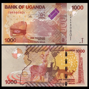 

Uganda 1000 Shilling, 2017, P-NEW, UNC, Uncirculated, Banknotes, Collection, Gift, Africa, Genuine Original Paper Notes
