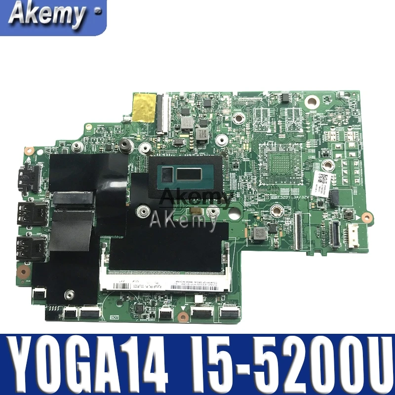 

Thinkpad is suitable LA-A342P Laptop Motherboard for YOGA14 notebook mainboard .FRU 00UP319 00HN597 i5-5200U/5300U