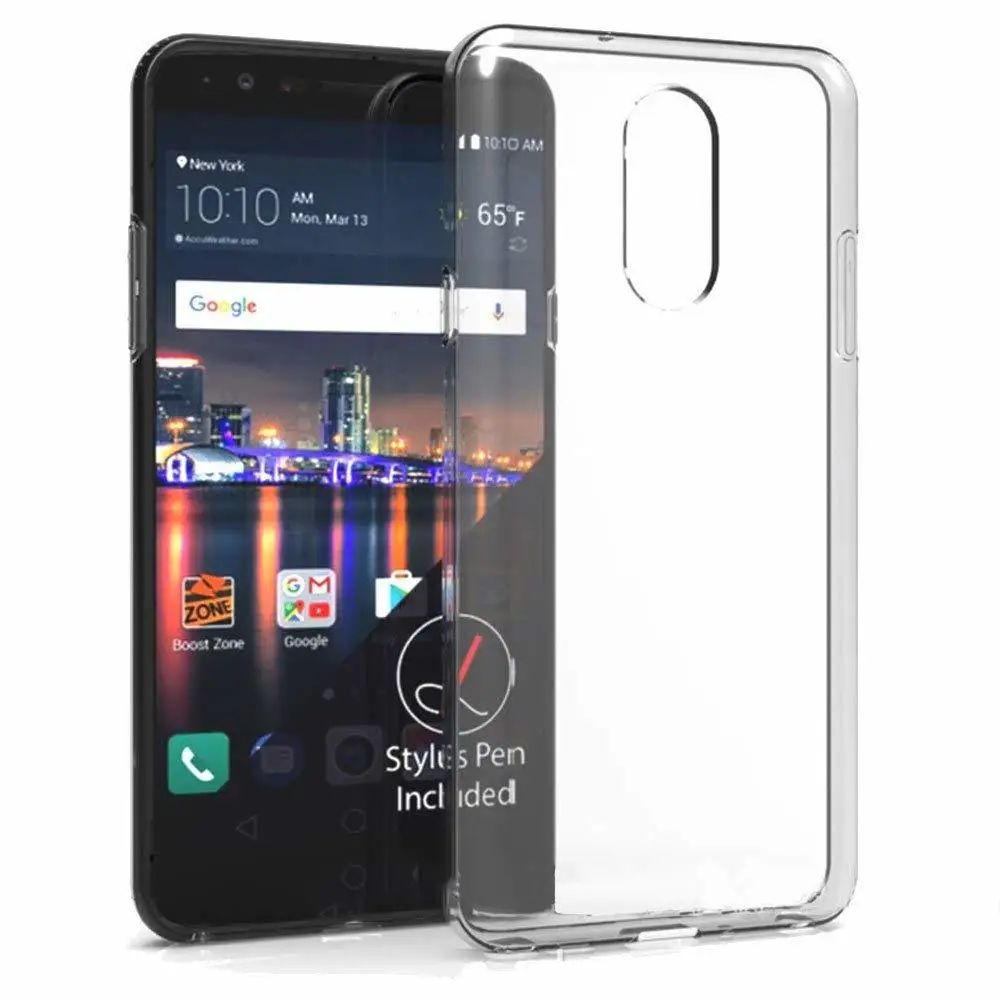 Для LG Q7/Q7 +/Q7 Plus Тонкий Прозрачный Мягкий ТПУ силиконовый ультра тонкий резиновый