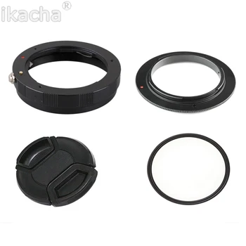 

For Pentax Macro Lens Reverse Adapter Protection K-r K20D K-50 K-3 K-5 II K-5 IIs K-S1 Re-installed 58mm UV Filter Cap Hood