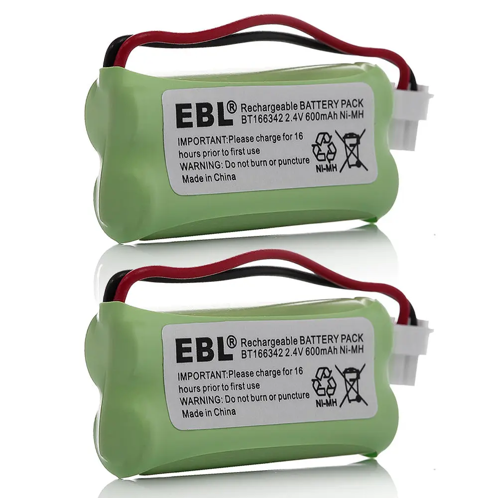 2 Cordless Home Phone Battery Pack For VTech BT166342 BT266342 BT183342