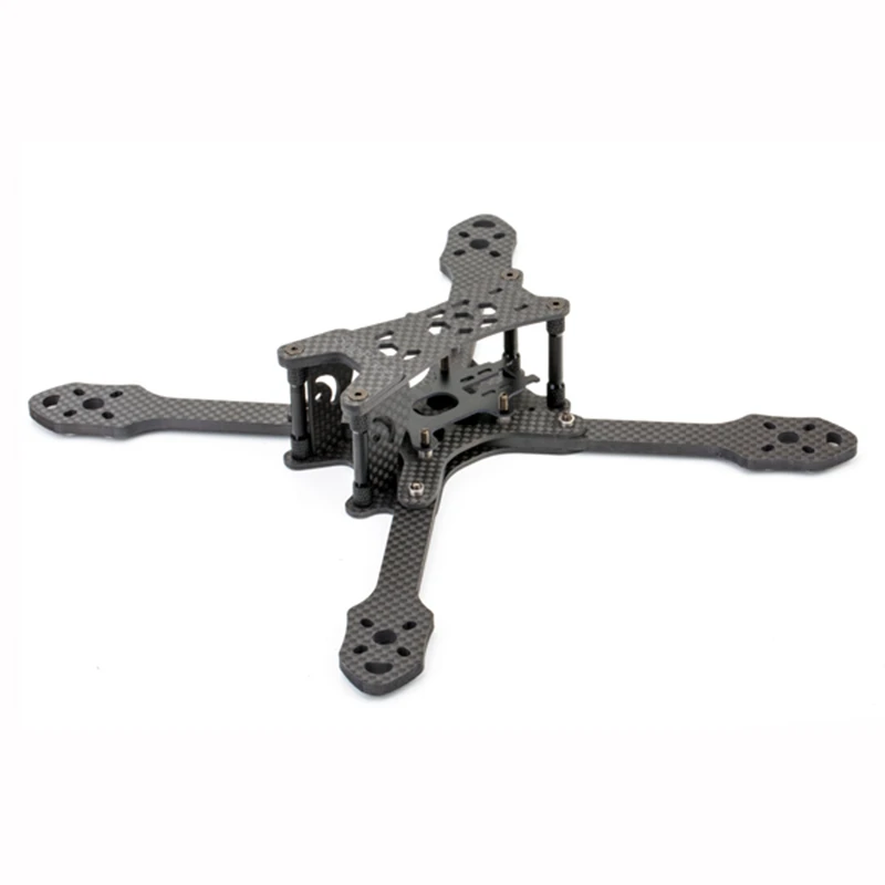 

SupRace-215 215mm Wheelbase 4mm Arm Carbon Fiber Frame Kit 88g for 1806 2204 2205 2206 Motors for FPV Racing Drones DIY Parts