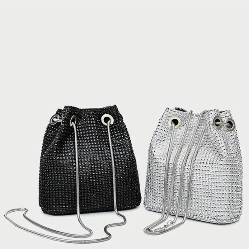 Abdb-в Стразы инкрустированные флэш-ведро клатч для Вечеринка модные праздничные модная сумка для хранения сумки для Для женщин