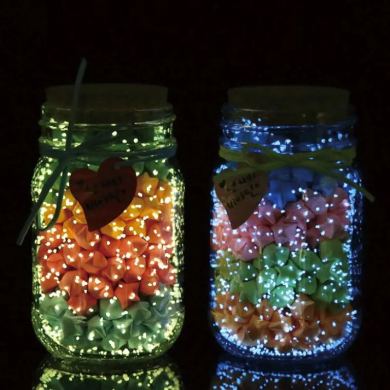 10 г Светящиеся вечерние DIY яркие краски игрушки светится в темноте звезда Желая бутылка флуоресцентные Частицы Игрушки