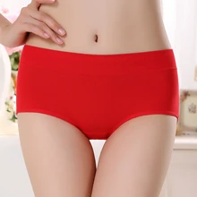 3 pçs/lote o novo processo de algodão puro calcinha feminina underwear mid-cintura sexy cueca natural algodão briefs