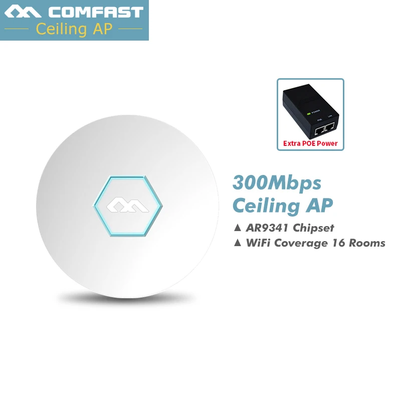 

Indoor Wifi AP COMFAST CF-E325N AR9341 Network wi fi Access Point high power wireless AP router booster signal amplifier Extende