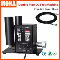 Double Pipe Stage CO2 Machine Switchable DMX Control CO2 Column Jet 6Meter Gas Hose CO2 Device Jet