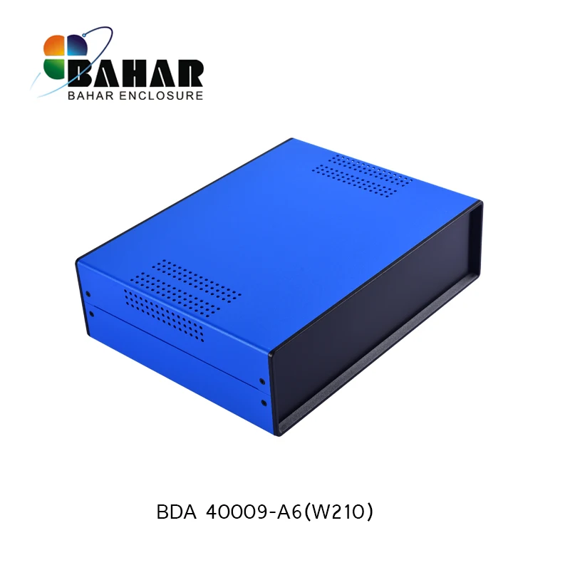 Железная распределительная коробка Индивидуальный Рабочий стол корпус железная электронная проектная коробка 280*80*210 мм корпус pcb diy дизайн инструмент Чехол - Цвет: BDA40009-A6(W210)