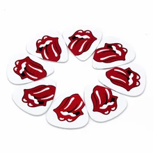 50pcs/Lot 0.71mm thickness guitar strap guitar parts Guitar Accessories Hot high quality band beautiful hot tongue guitar picks