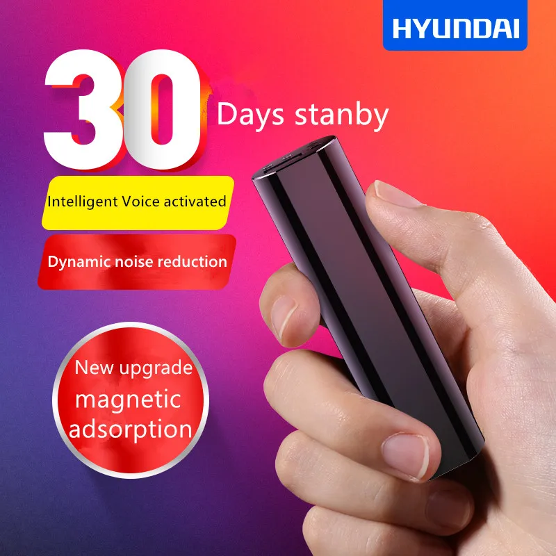 Profesjonalny Mini jazdy Audio dyktafon dyktafon denoise 300 godzin długi czas odległość Magnetis stereo MP3 spotkanie Rec
