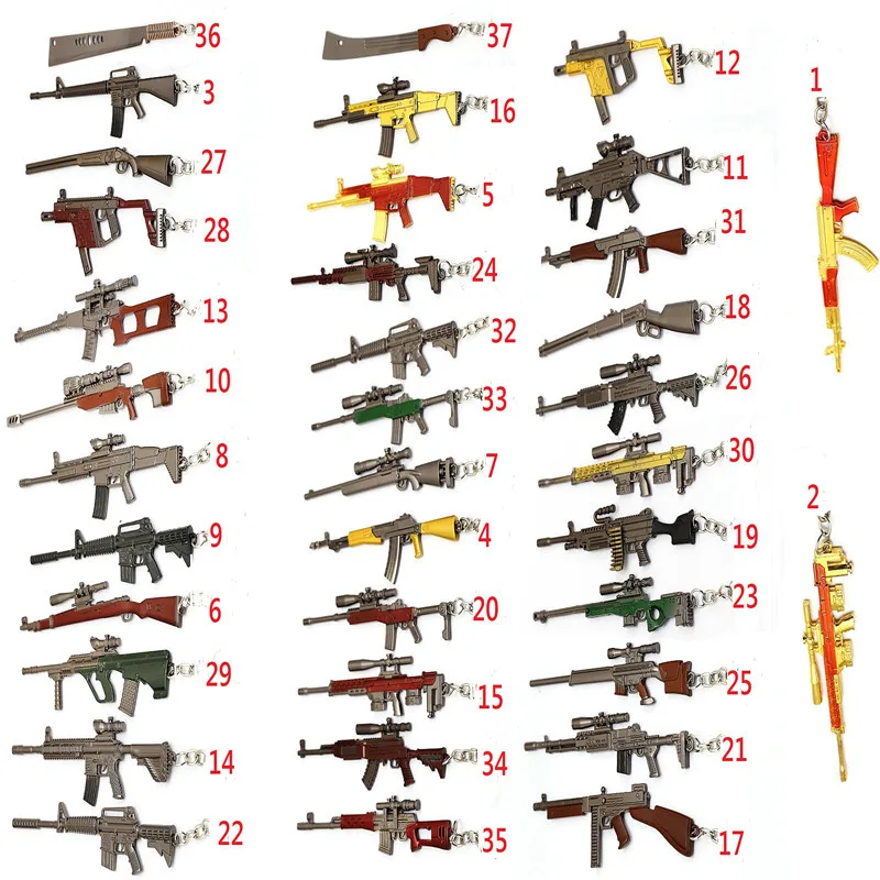 HSIC PUBG оружие Kar98K AKM Модель брелок АК 47 игрушки брелоки в виде оружия llaveros chaviro sleutelhanger брелок держатель Drosphipping