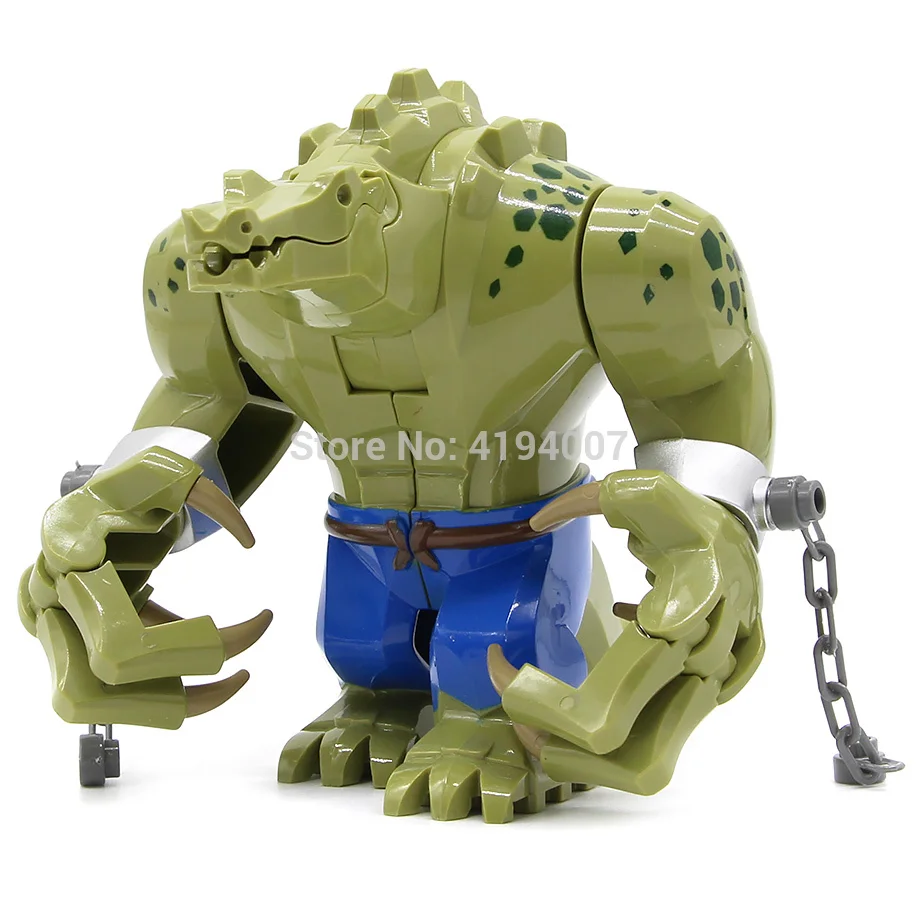 DC Killer Croc блоки фигурка креативные животные строительные блоки пластиковые игрушки для детей