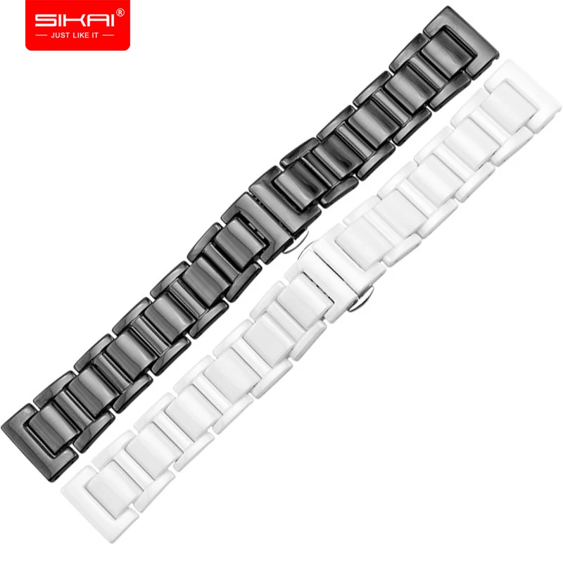 

SIKAI New 16mm 18mm 20mm Universal Replacement Ceramic Bracelet For Huawei Watch 2 Smartwatch Band Strap For Smart Watch Band