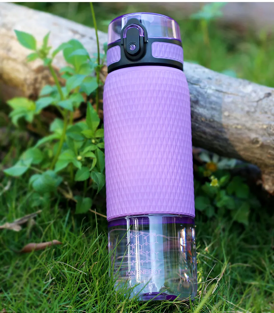 UZSPACE 500ml Tritan Sports Water Bottles Creative Portable buckle Lemon fruit tea Filter Shaker Drink Bottle For Water BPA Free500ML_12