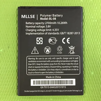 

20PCS MLLSE 2700mAh High capacity battery Replacement BL-08 For THL 2015 thl2015 Smart Mobile Phone Batterie Batteries Bateria