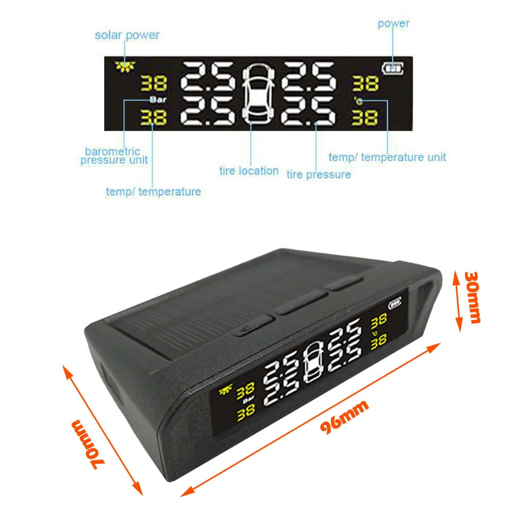 4 функция сигнализации TPMS автомобильная система контроля давления в шинах Авто колеса воздуха давление инструмент для мониторинга сенсор автомобильный тестер давления в шинах