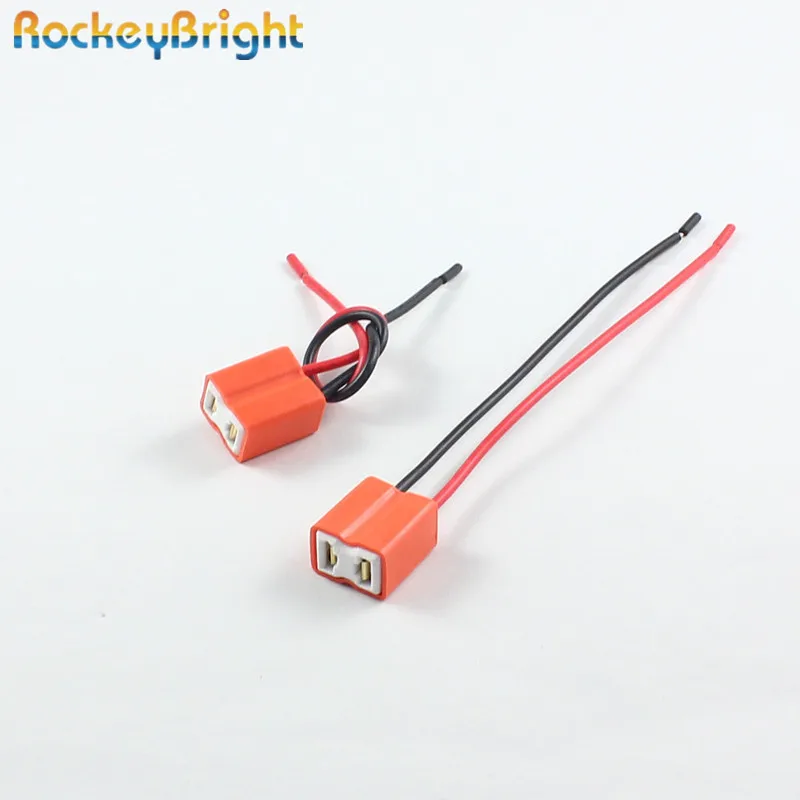 Rockeybright 2 шт. держатель для лампы h7 керамический переходник налобного фонаря