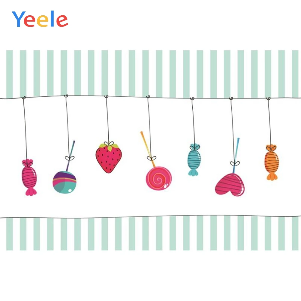 

Yeele Cartoon Fruits Candy Pattern Baby Portrait Photography Backgrounds Customized Photographic Backdrops For Photo Studio