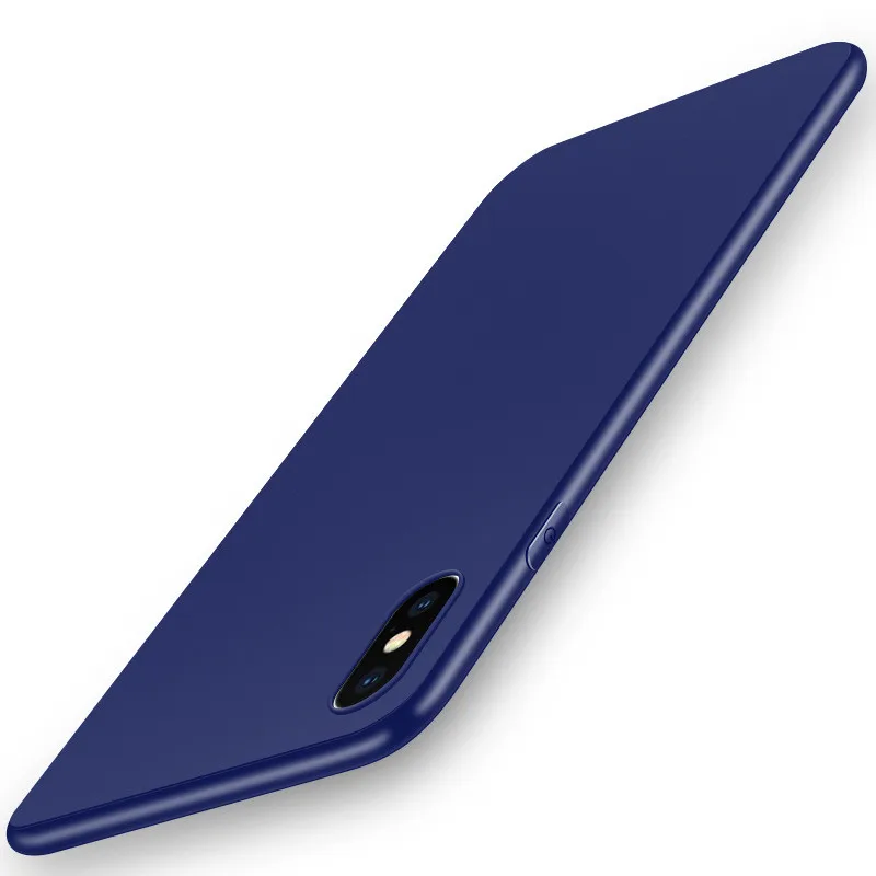Защитный матовый чехол из ТПУ для телефона iphone xs max xr x 10 тонкие Чехлы iPhone 6s 6 7 8 plus 5