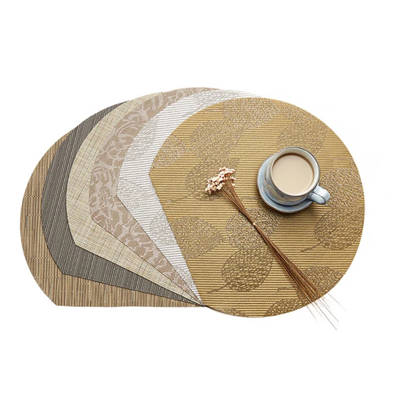  2/4/8PCS Non-Slip Place Mat Napkins On The Table Individuales Table Mat For Dining PVC Table Decor 