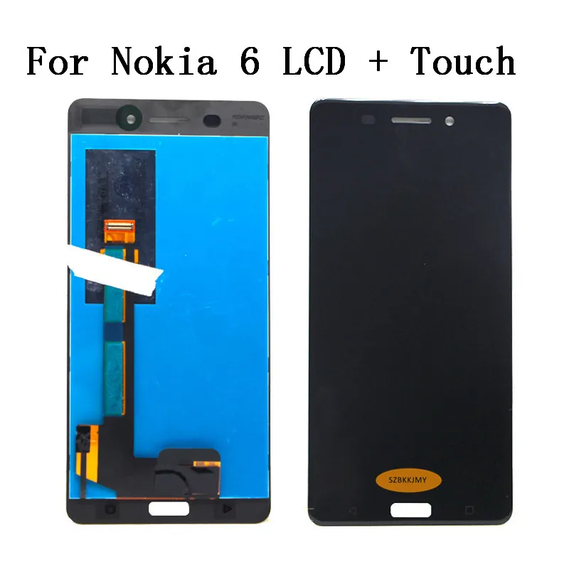 Для Nokia N6 6 ЖК-дисплей с кодирующий преобразователь сенсорного экрана в сборе