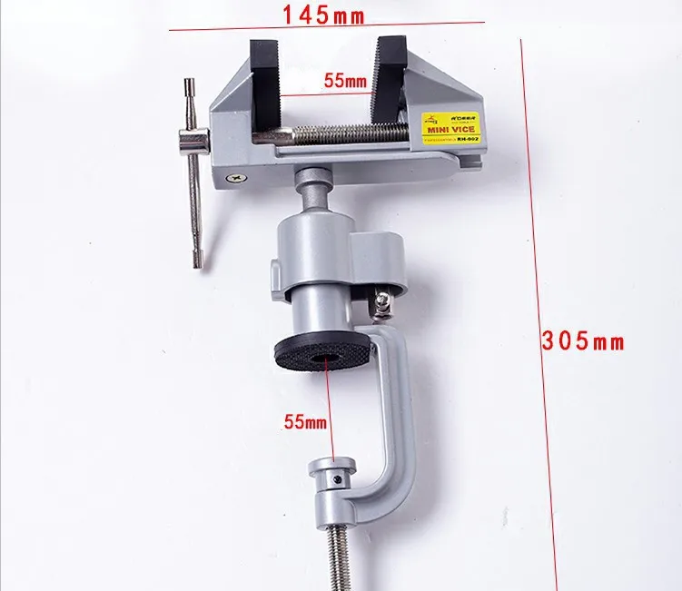 Сверхмощный Настольный " поворотный Тиски и настольные тиски скамья для ремонта часов и ювелирных изделий