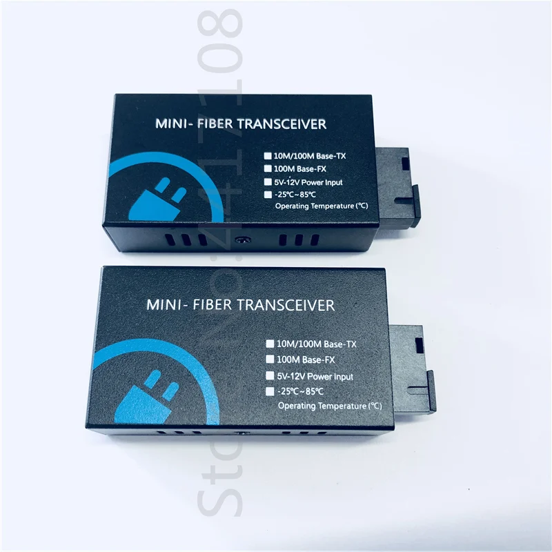 

mini 10/100M Fast Ethernet Switch Converter 20KM Ethernet Fiber Optical Media Converter Single Mode 2*RJ45 and 1*SC fiber Port
