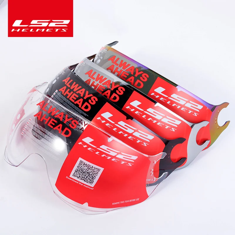 

LS2 airflow helmet lens transparent silver black colorful replace face shield visor only suit for LS2 OF562 helmet